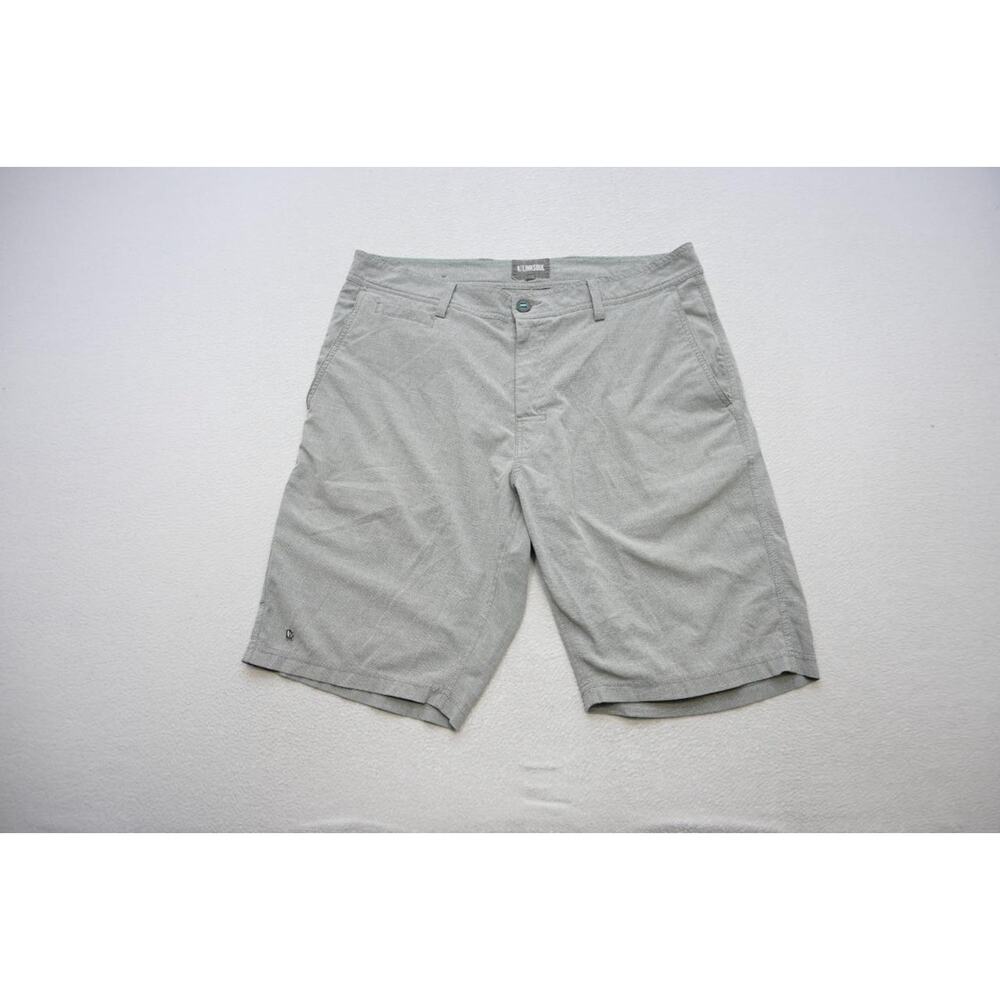 LinkSoul Hybrid Golf Shorts Gray Wicking Flat Performance Athletic Mens Size 35 - Picture 2 of 9
